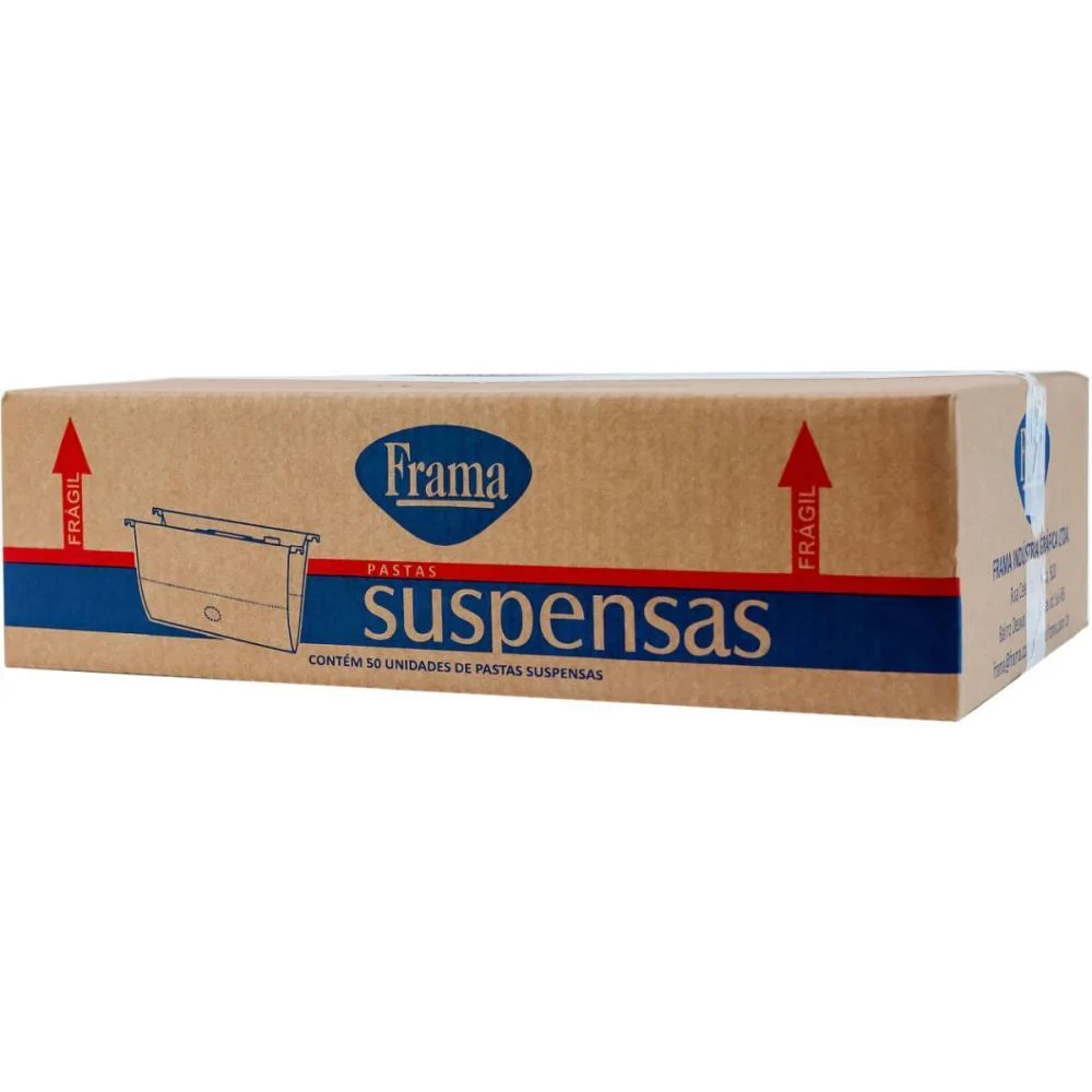 Pasta Suspensa Marmorizada Haste Plastica Frama (Cx.c/50) - imagem 4