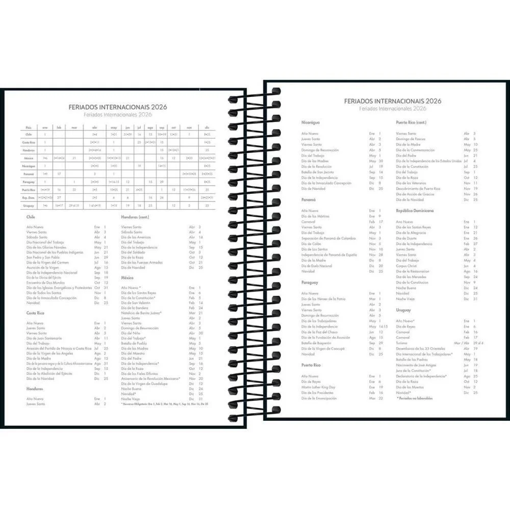Agenda 2027 Pepper Esp Preta 160F 117X164 Tilibra (Pct.c/04) - imagem 4