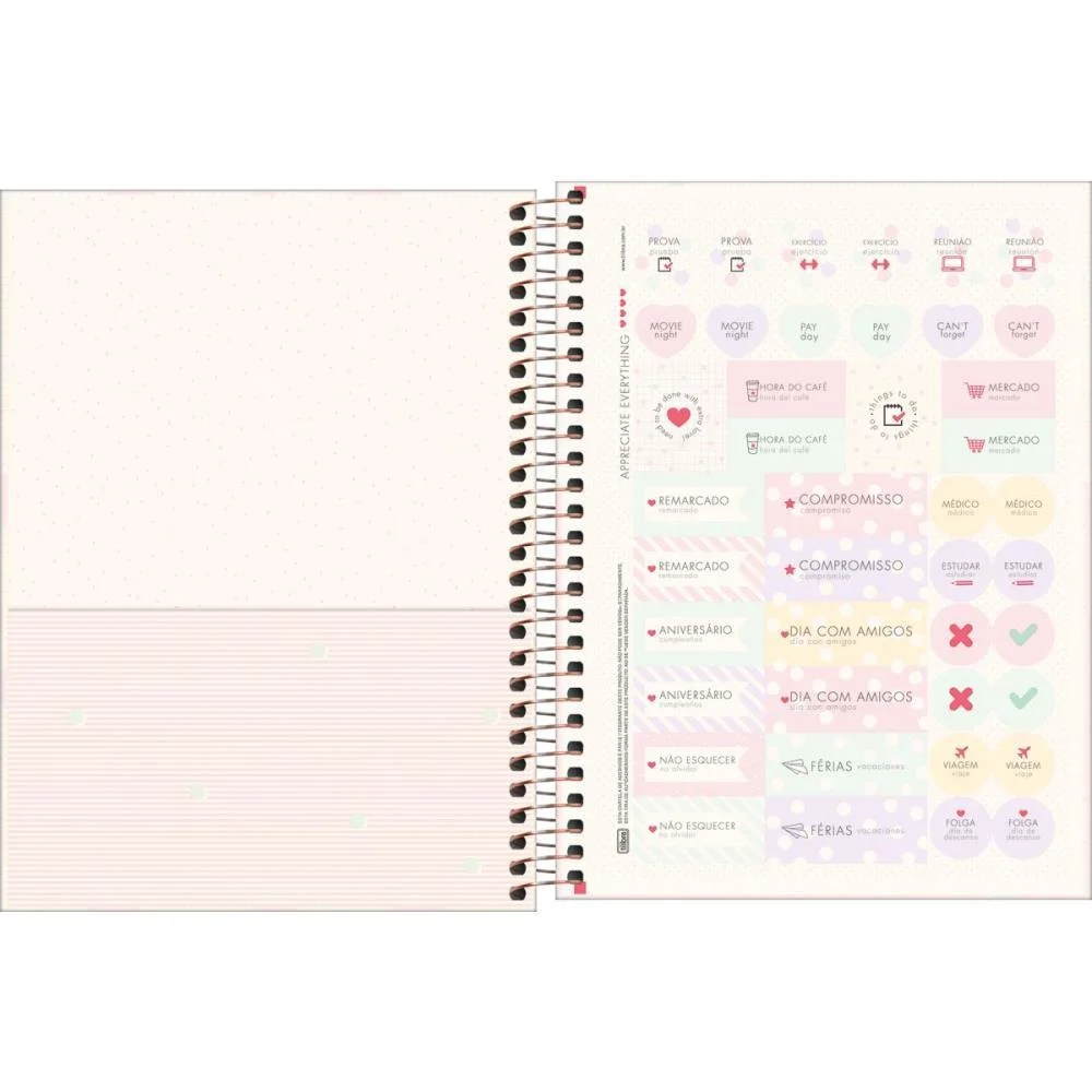 Agenda/Planner 2027 Soho Esp 80F 90G 177X240Mm Tilibra (Pct.c/04) - imagem 4