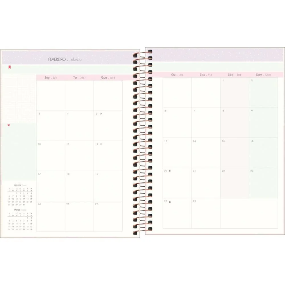 Agenda/Planner 2027 Soho Esp 80F 90G 177X240Mm Tilibra (Pct.c/04) - imagem 9