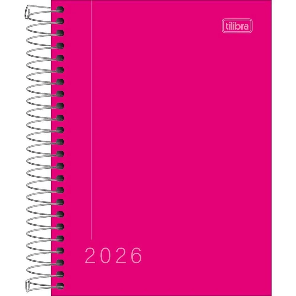 Agenda 2027 Pepper Rosa Esp 160F 117X164 Tilibra (Pct.c/04) - imagem 6