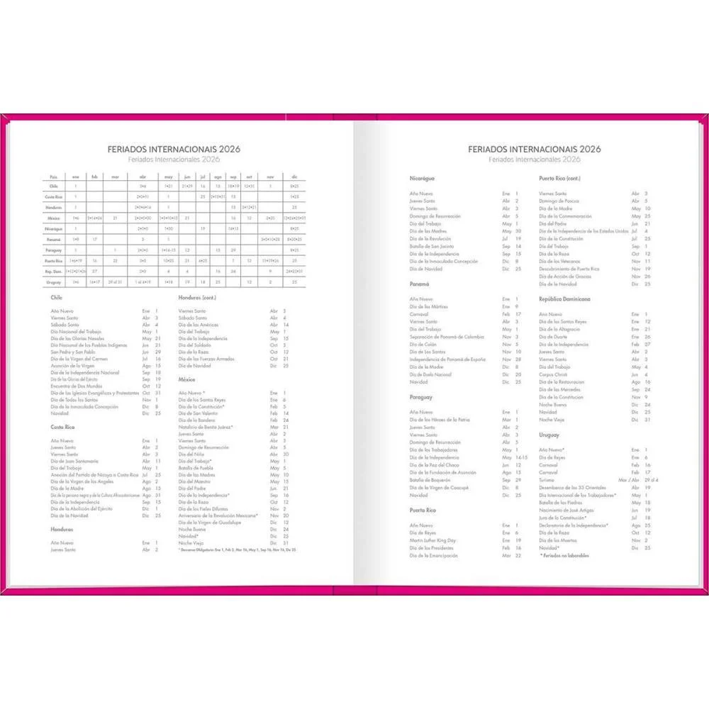 Agenda 2027 Pepper Rosa Cost 160F 123X166 Tilibra (Pct.c/06) - imagem 4