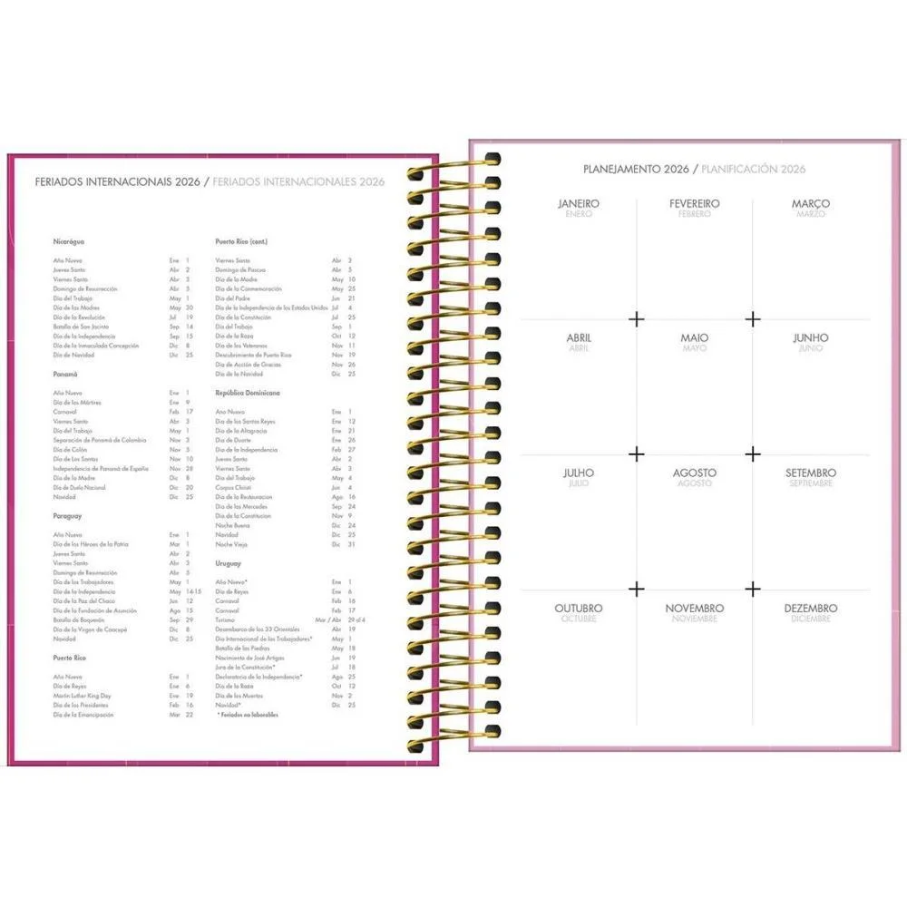 Agenda 2027 Spot Esp Femin. 200F 129X187Mm Tilibra (Pct.c/04) - imagem 5