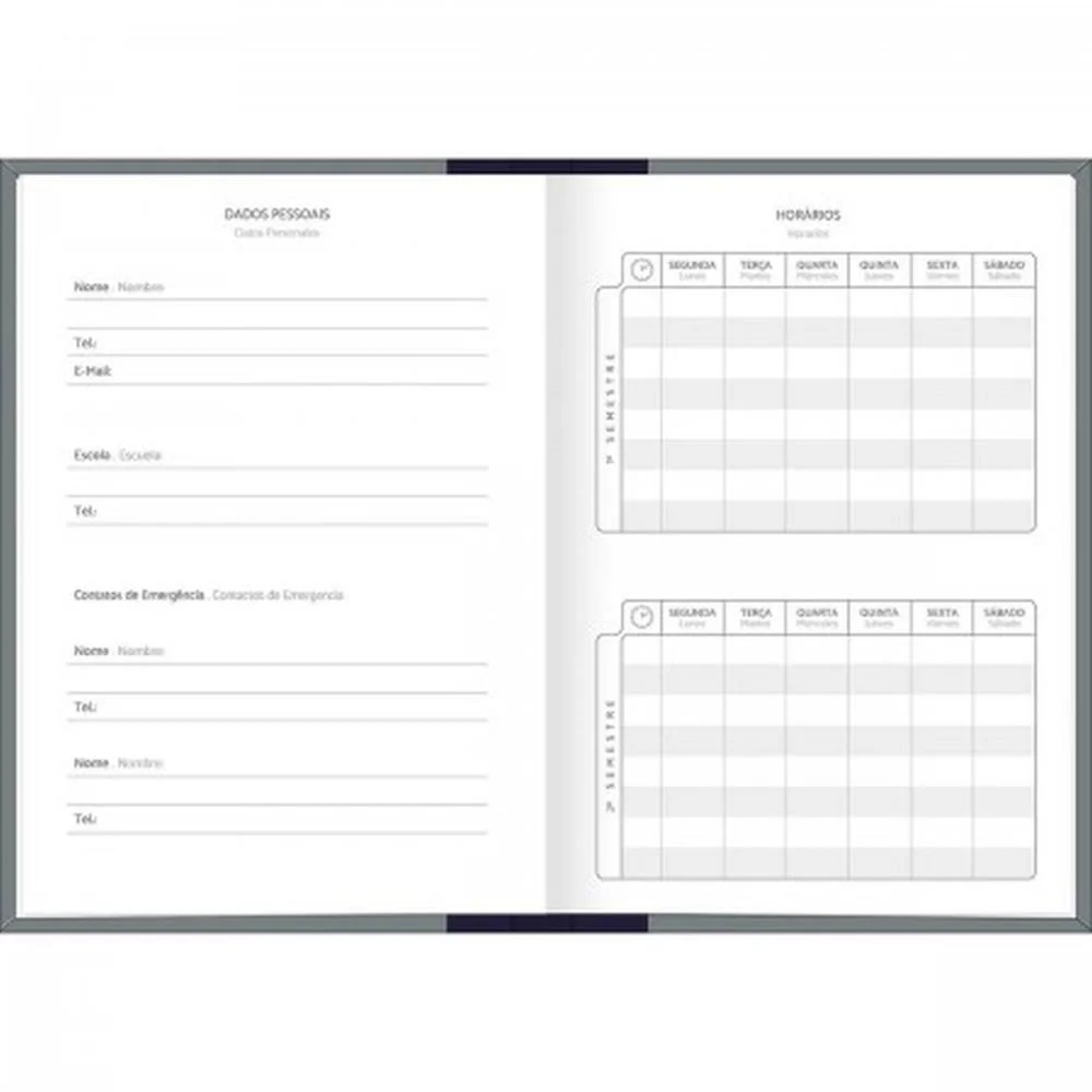 Agenda Permanente D+ Cd Cost 96Fls 105X148Mm Tilibra (Pct.c/10) - imagem 3