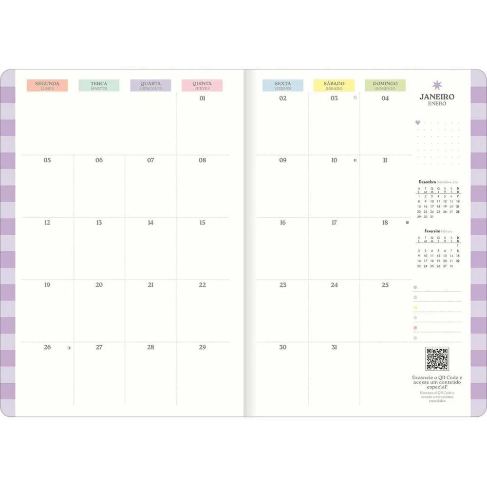 Agenda/Planner 2027 Happy Gramp 20F 90G 178X254Mm Tilibra (Pct.c/05) - imagem 9