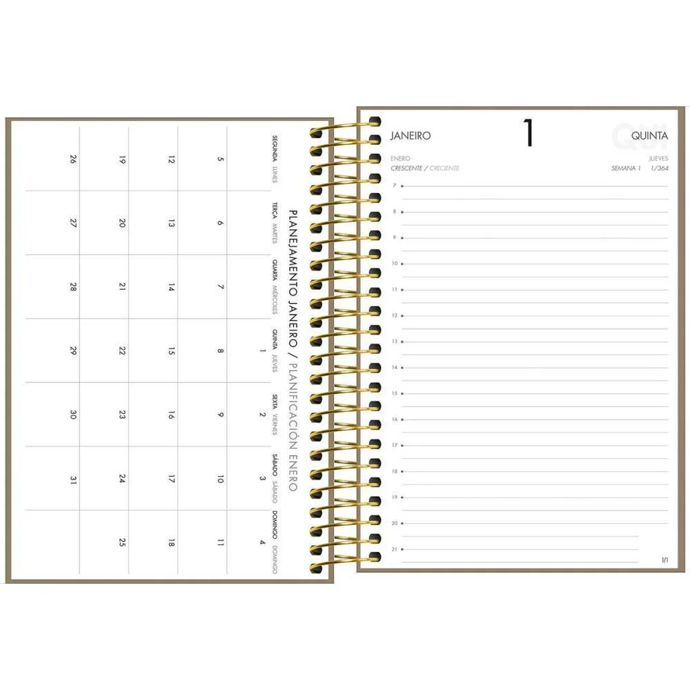Agenda 2027 Napoli Cores Esp 176F 129X187 Tilibra (Pct.c/05) - imagem 6