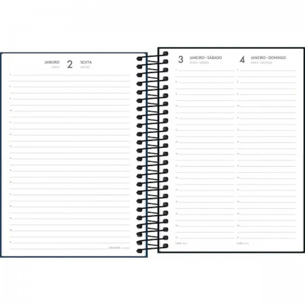 Agenda 2027 Spice Cores Esp 160F 140X200Mm Tilibra (Pct.c/05) - imagem 3