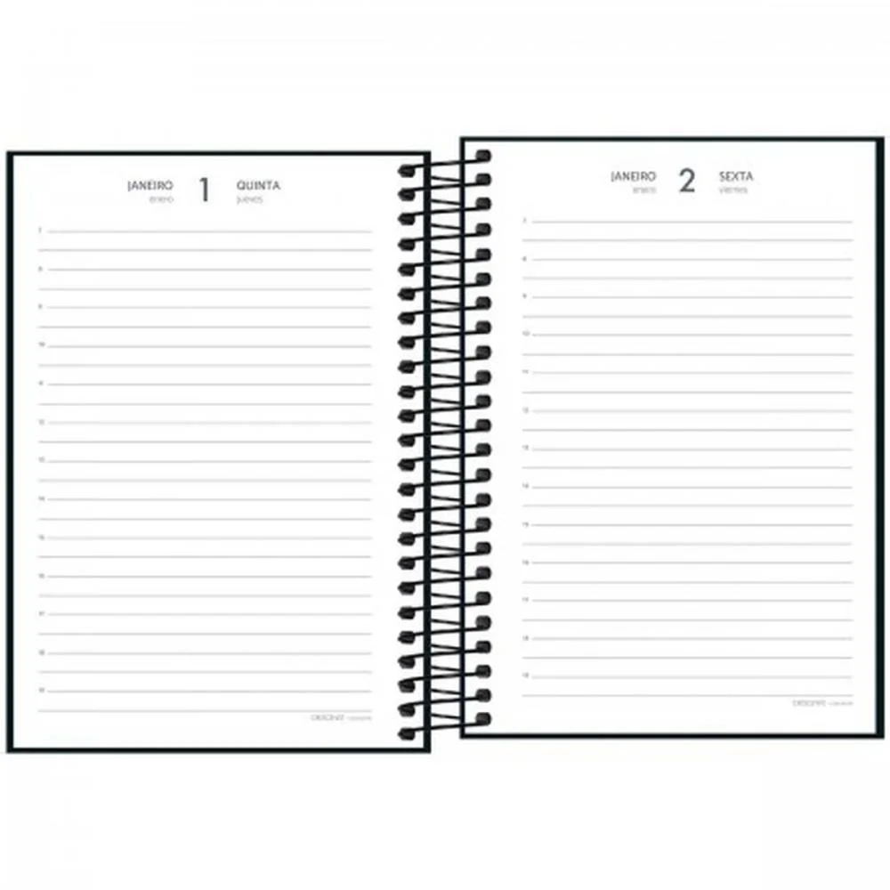 Agenda 2027 Spice Preta Cd Esp 160F129X187 Tilibra (Pct.c/04) - imagem 4