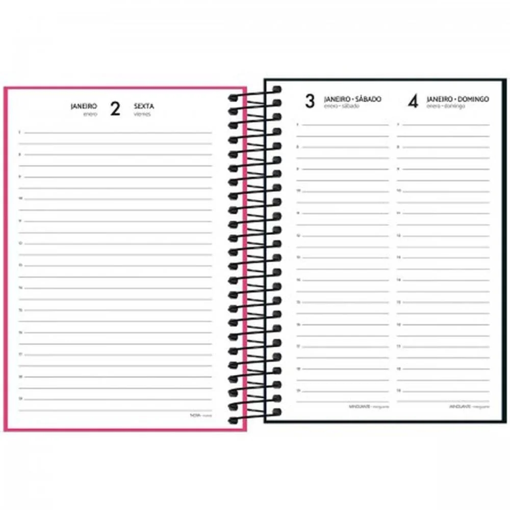 Agenda 2027 Spice Cores Cd Esp 160F129X187 Tilibra (Pct.c/04) - imagem 4