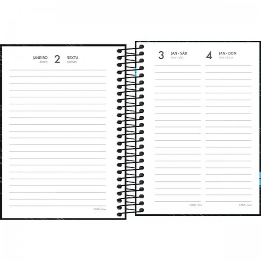 Agenda 2027 Spice Masc Cd Esp 160F 110X154 Tilibra (Pct.c/04) - imagem 3