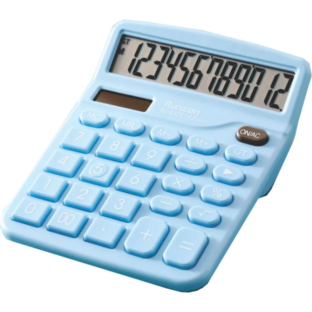 Calculadora De Mesa 12Dig.candy Color 14,5X11,8 Az V.m.p. (Unidade) - imagem 3