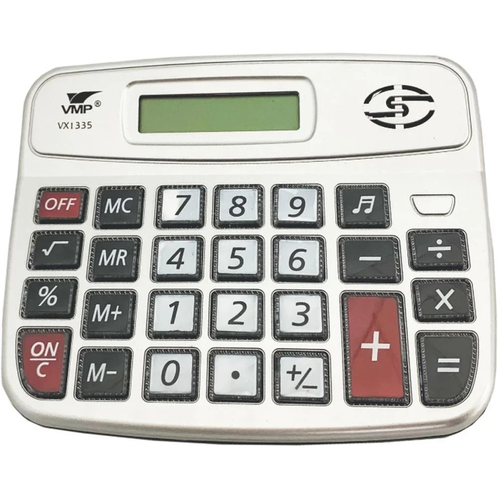 Calculadora De Mesa 8Dig. 15,4X12,5Cm Vx1335 Prata V.m.p. (Unidade) - imagem 2