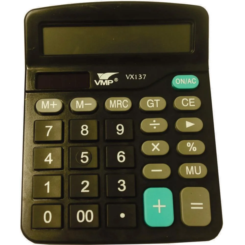 Calculadora De Mesa 12Dig. 13,6X15Cm Vx137 Preta V.m.p. (Unidade) - imagem 3