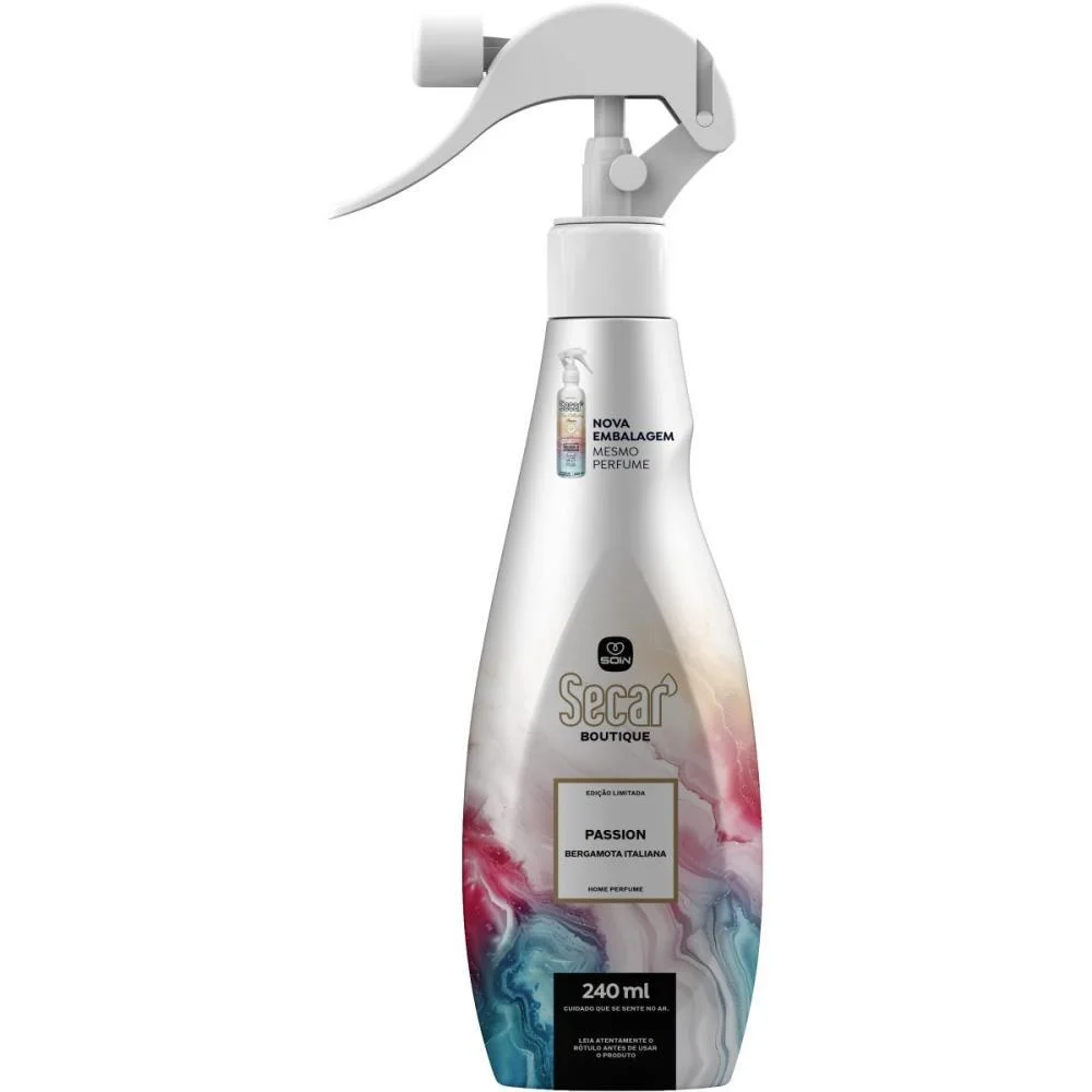 Home Spray Secar Fine Passion 240Ml Soin (Unidade) - imagem 4