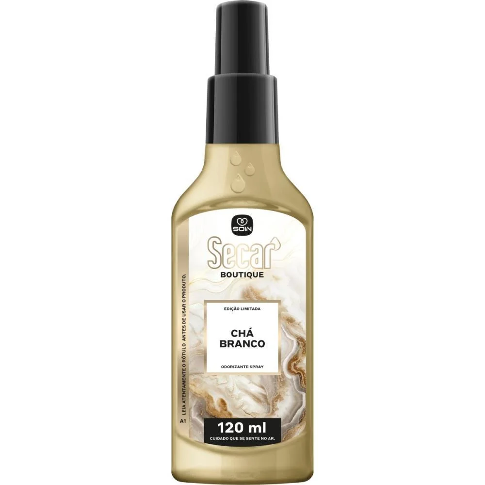 Odorizador De Ambiente Secar Spray Cha Branco 120Ml Soin (Unidade) - imagem 2