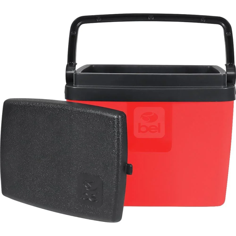 Caixa Termica 6L C/Alca Vermelho/Preta Bel (Unidade) - imagem 3
