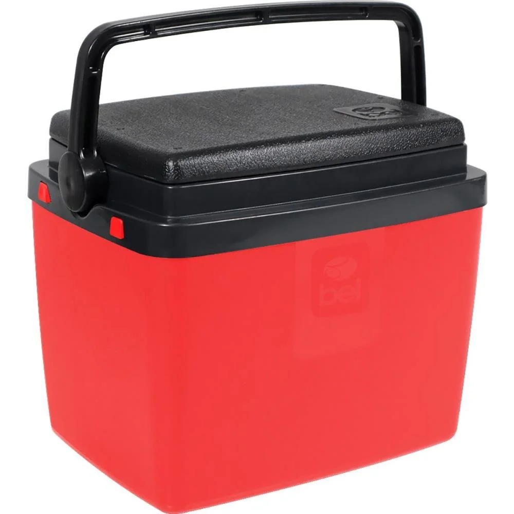Caixa Termica 6L C/Alca Vermelho/Preta Bel (Unidade) - imagem 4