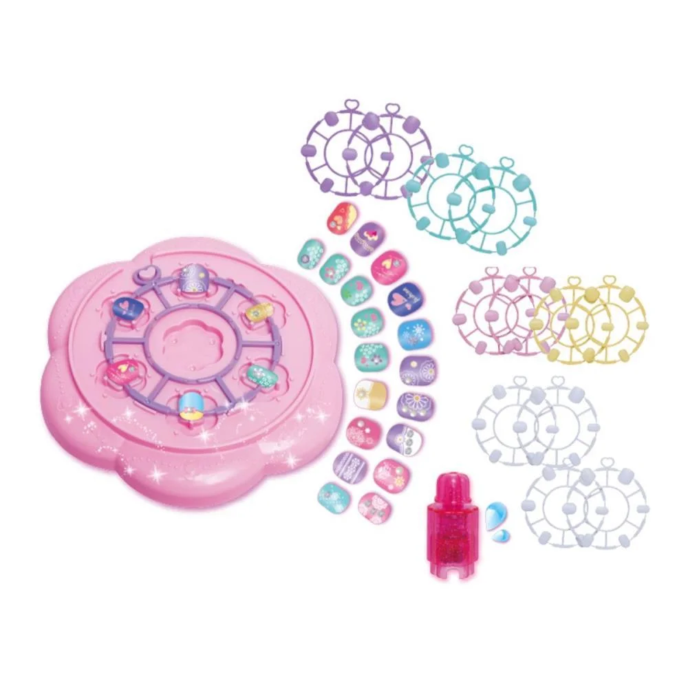 Maquiagem E Beleza Infantil Fashion Unha Mania Adesivo 81P Dm Toys (Kit) - imagem 3