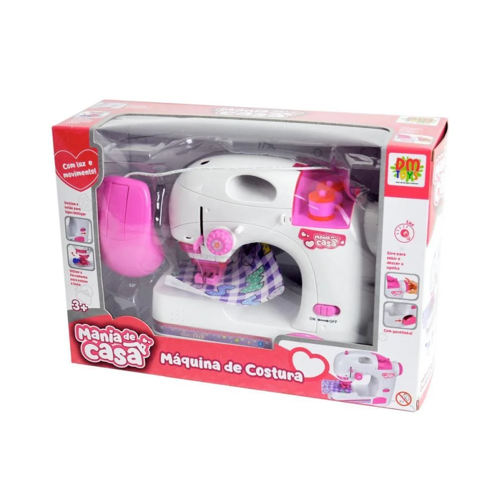 Brincando De Casinha Maquina De Costura Kit C/5Pcs Dm Toys (Unidade) - imagem 4