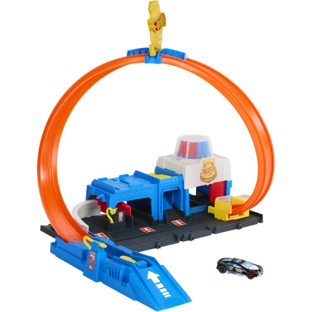 Hot Wheels Pista City Super Delegacia De Polícia Mattel (Unidade) - imagem 4