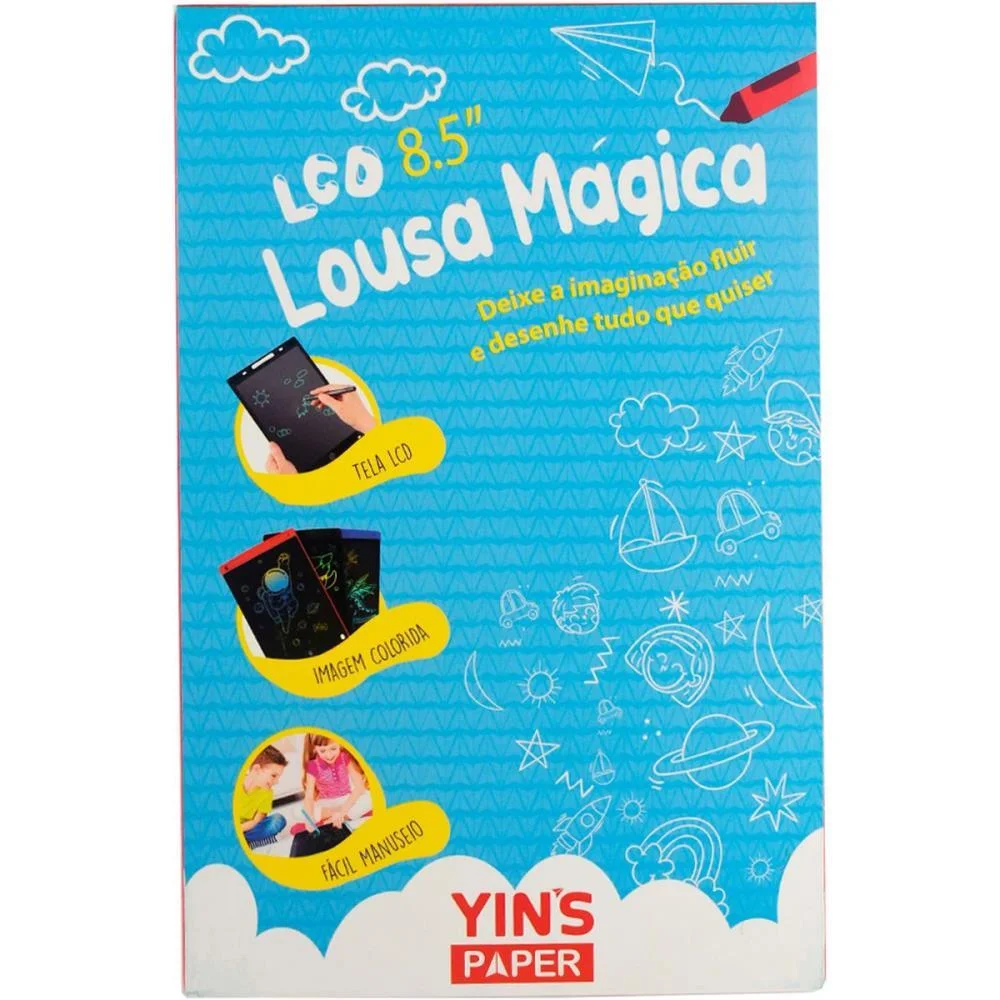 Lousa Infantil Magica Tablet 8,5Pol.c/Cane(S Yins (Unidade) - imagem 5