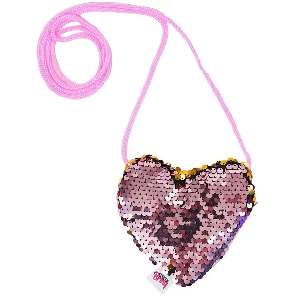 Maquiagem E Beleza Infantil Make Brinq Bolsa Coracao+Gloss Polibrinq (Unidade) - imagem 6
