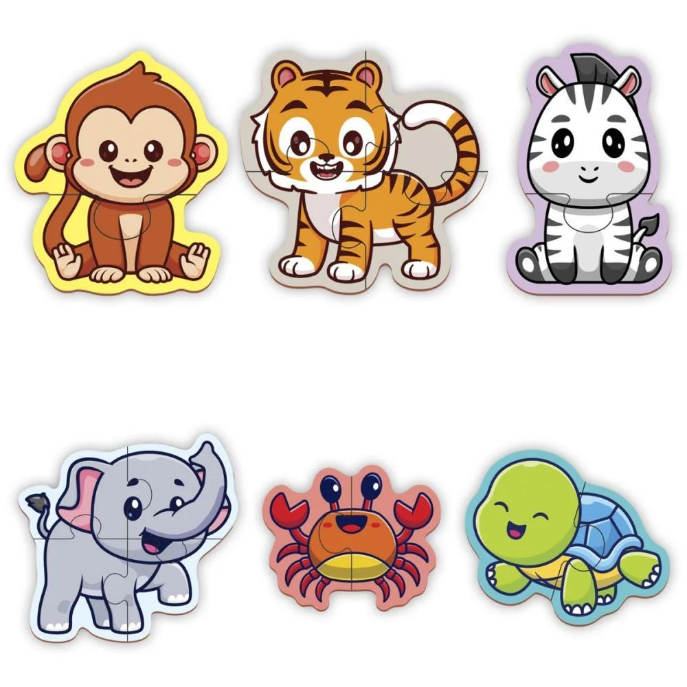Brinquedo Pedagogico Monta Bichinhos 28 Pcs Ggb Plast (Unidade) - imagem 4