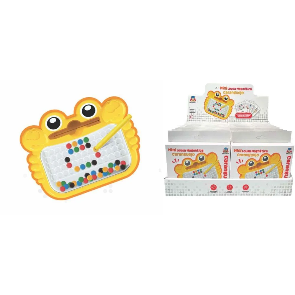 Lousa Infantil Caranguejo Magnetica Mini Braskit (Unidade) - imagem 3