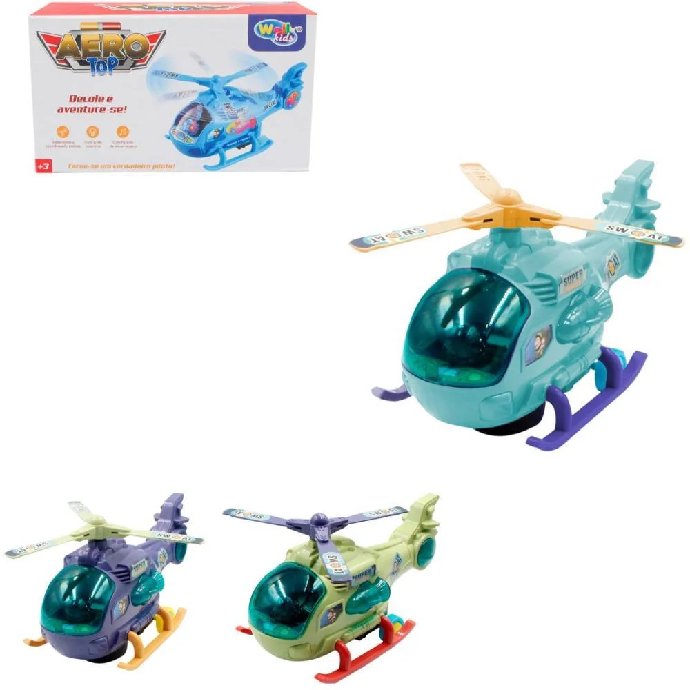 Aeronaves Helicóptero War Luz/Som (S) Wellmix (Unidade) - imagem 3