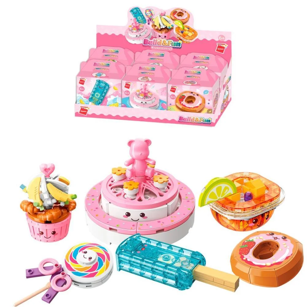 Brinquedo Para Montar Set Build Fun Comidinhas (S) Keepplay (Dp.c/06) - imagem 2