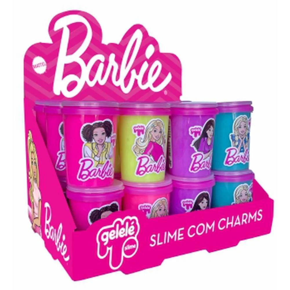 Slime Barbie Gelele Pote 180G (S) Doce Brinquedo C/ 24 Unidades - imagem 2