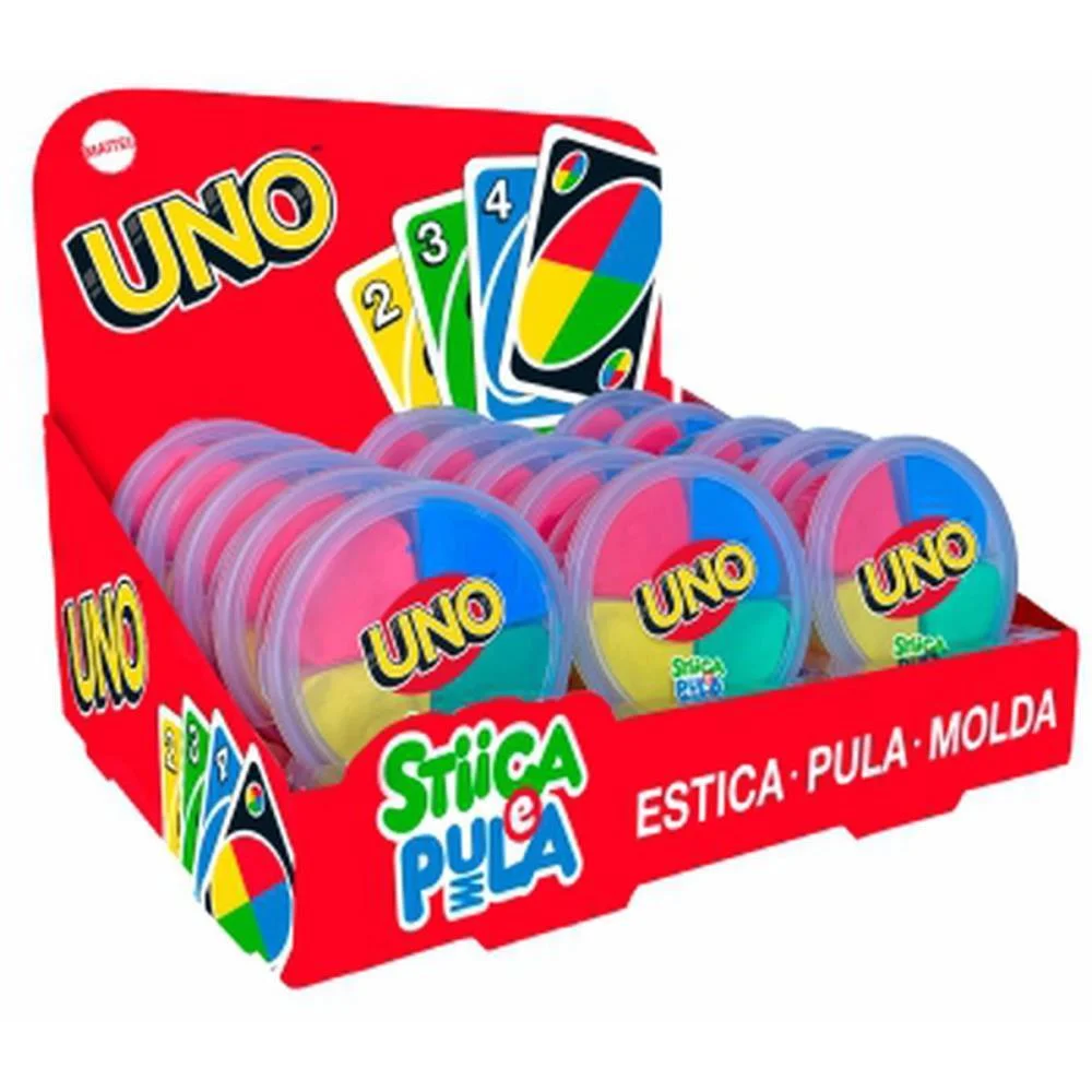 Massa Para Modelar Criativa Stica E Pula Uno 20G Doce Brinquedo C/ 15 Unidades - imagem 2