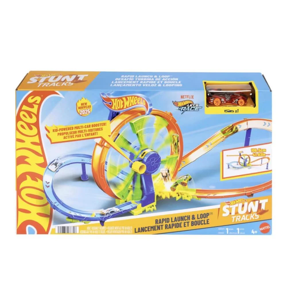 Hot Wheels Pista Action Desafio Turbina De Ação Mattel (Unidade) - imagem 6