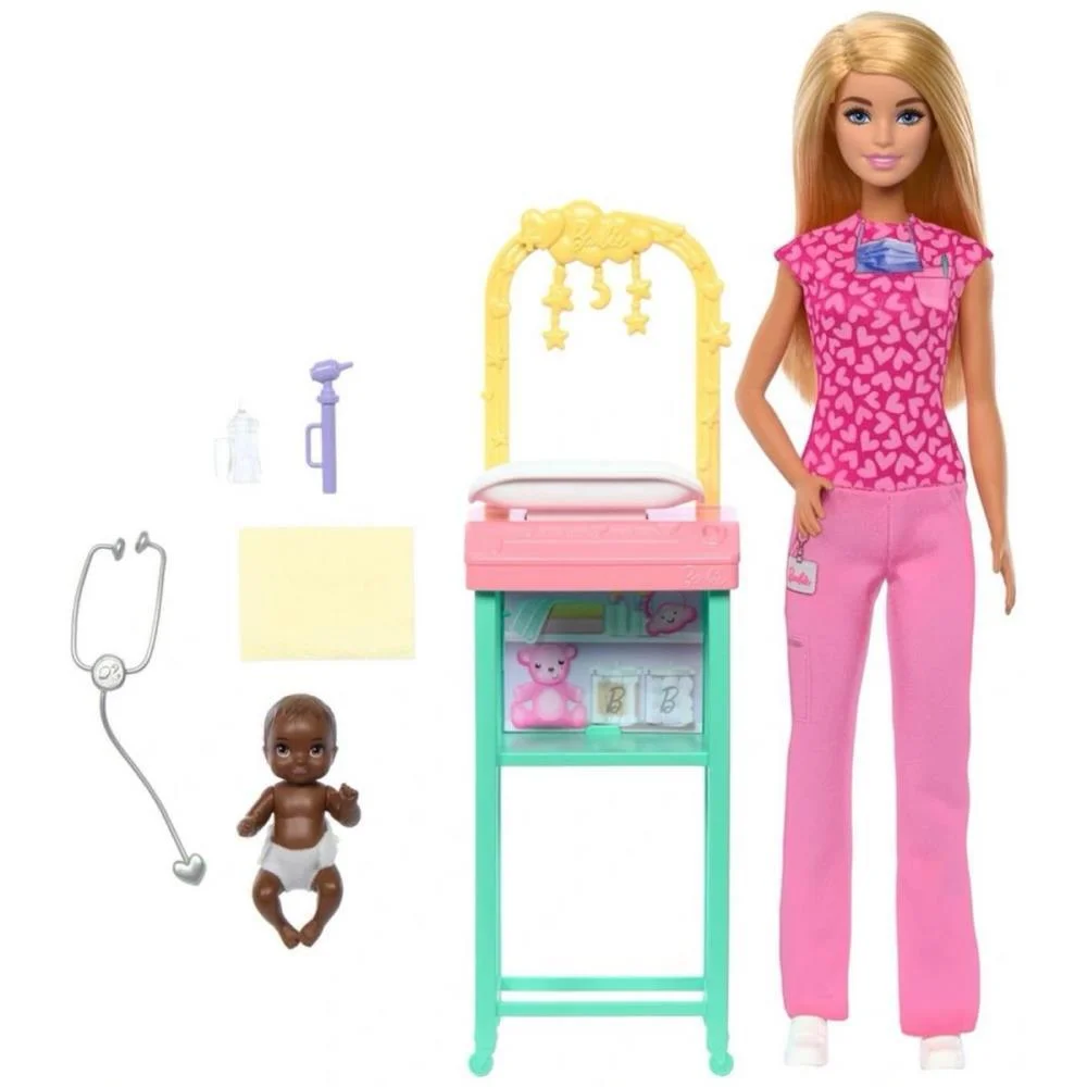 Barbie Profissoes Conjunto De Cuidados (S) Mattel (Unidade) - imagem 14