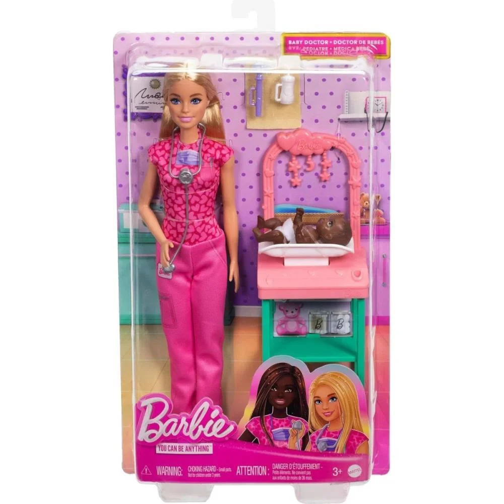 Barbie Profissoes Conjunto De Cuidados (S) Mattel (Unidade) - imagem 25