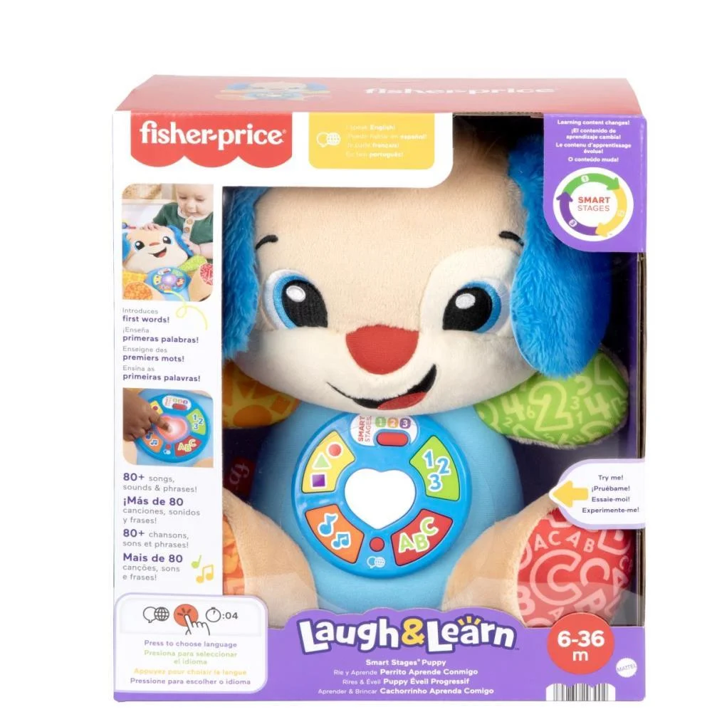 Fisher-Price Infant Smart Stages Cachorrinho Mattel (Unidade) - imagem 8