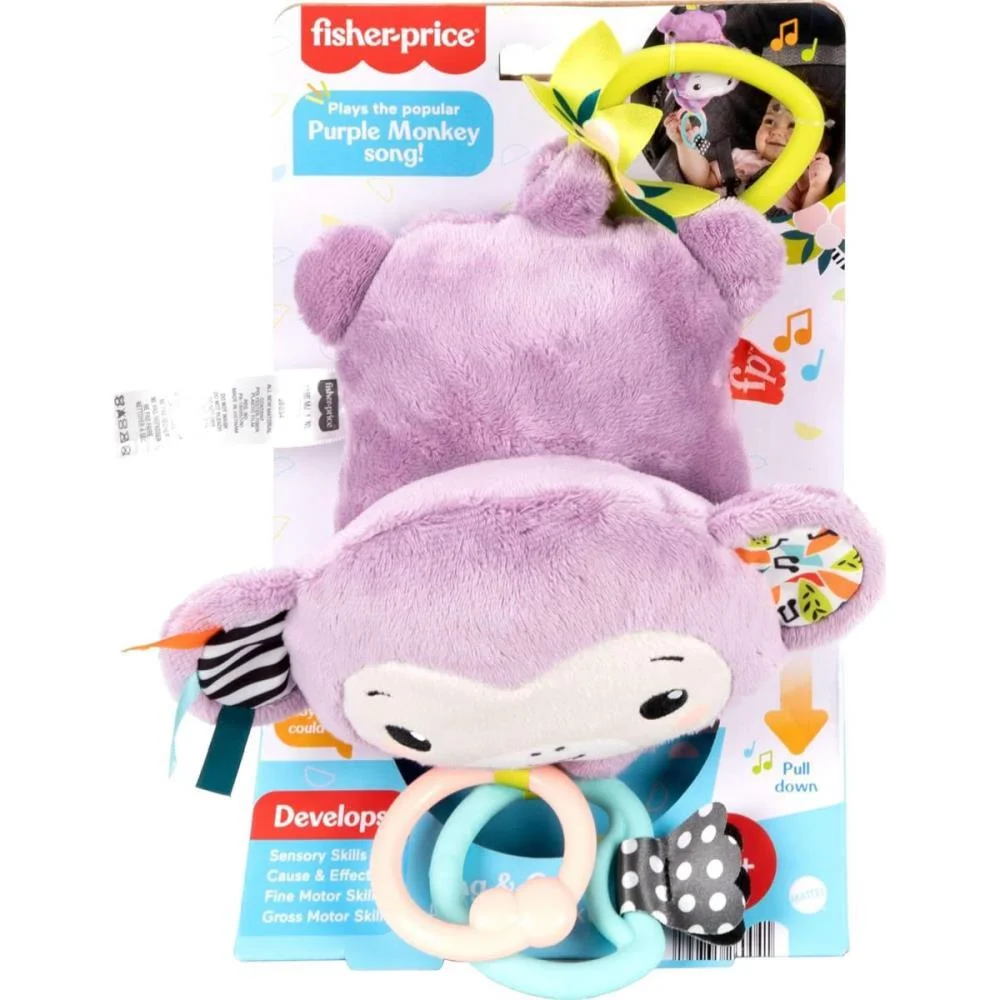 Fisher-Price Newborn Toys Macaquinho Musical C/Sons Mattel (Unidade) - imagem 11