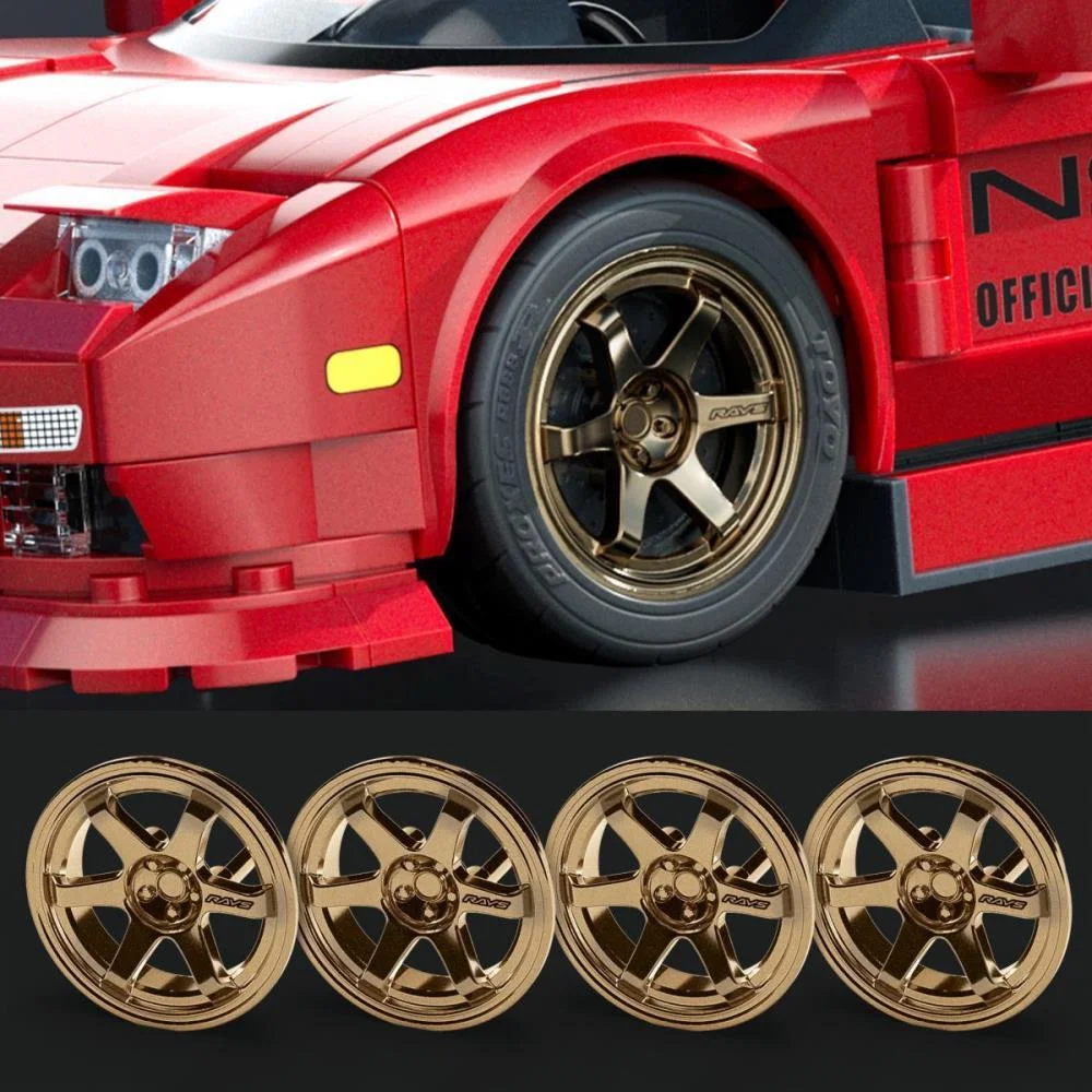 Hot Wheels Brick Shop Elite Acura Nsx 90 1:16 876Pcs Mattel (Unidade) - imagem 10
