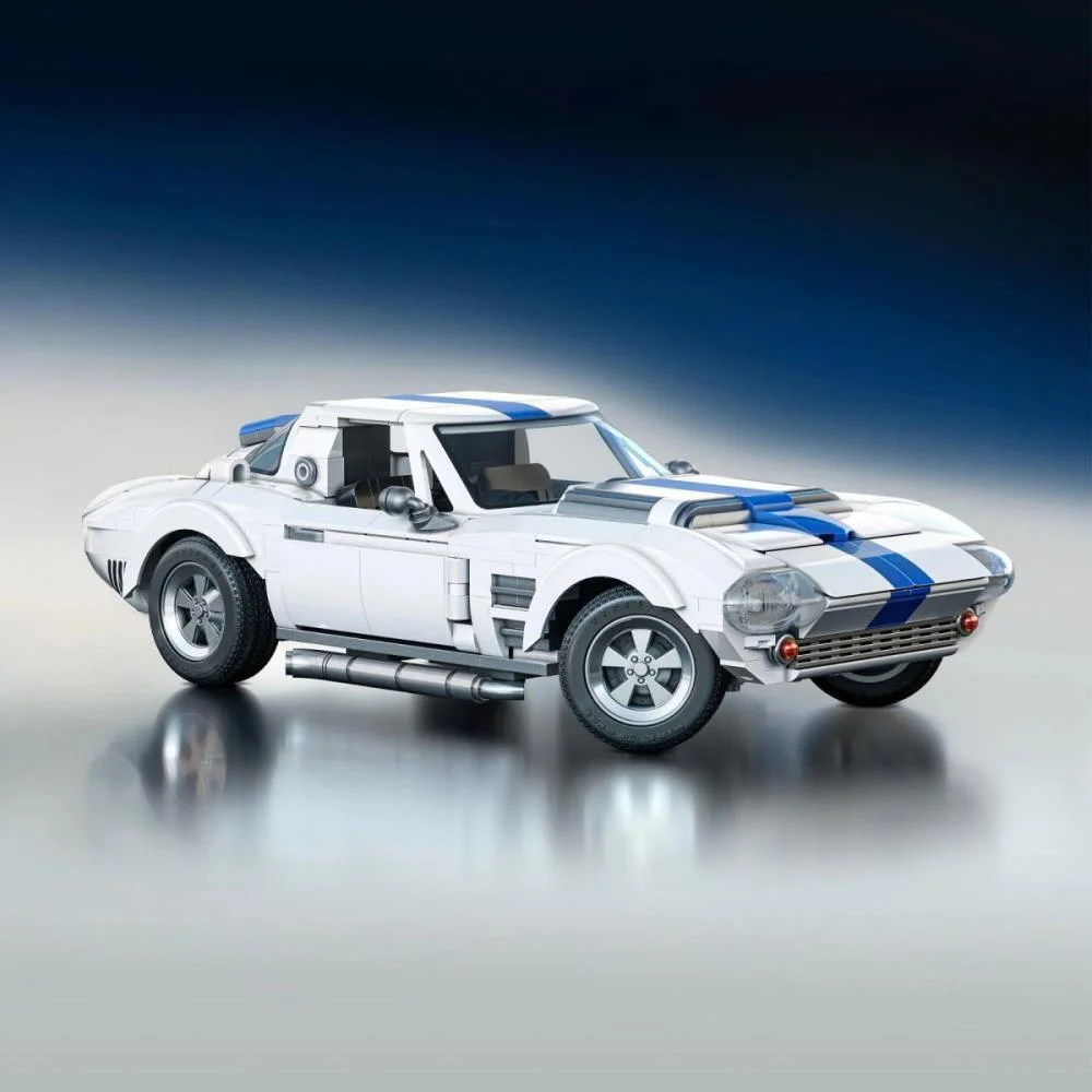 Hot Wheels Brick Shop Elite Corvette Grand 1:16 918P Mattel (Unidade) - imagem 11