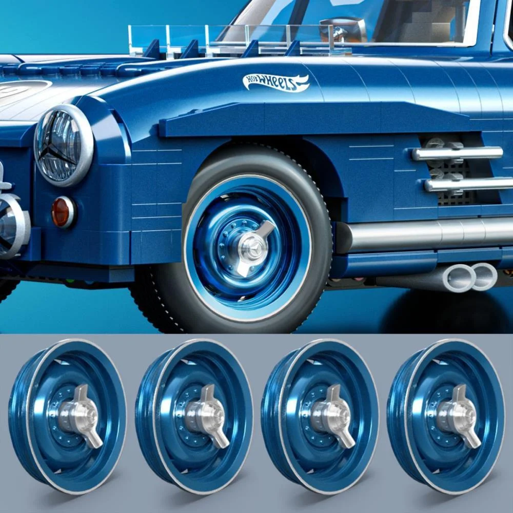 Hot Wheels Brick Shop Mercedes-Benz 300Sl 1:12 1600P Mattel (Unidade) - imagem 8