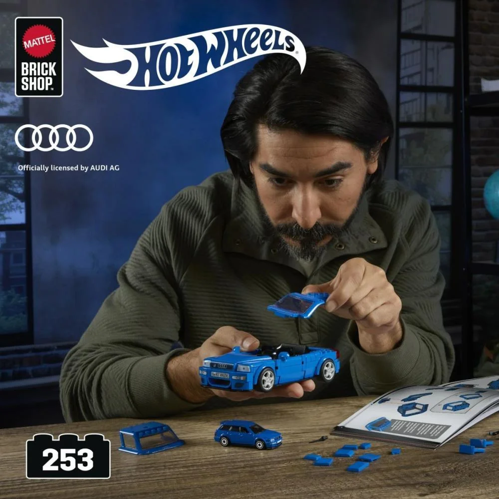 Hot Wheels Brick Shop Speed 94 Audi Avant 1:32 253Pc Mattel (Unidade) - imagem 11
