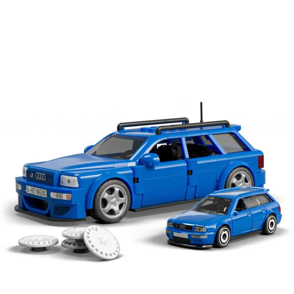 Hot Wheels Brick Shop Speed 94 Audi Avant 1:32 253Pc Mattel (Unidade) - imagem 4