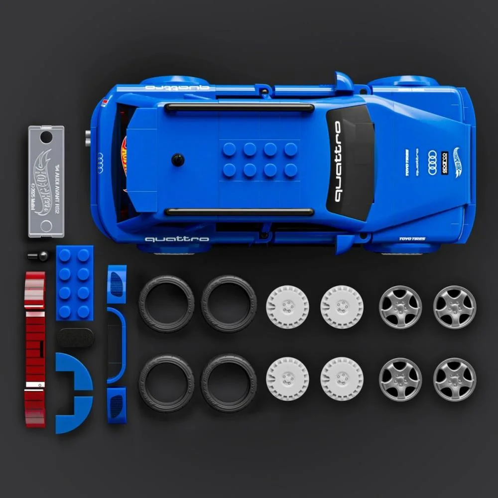 Hot Wheels Brick Shop Speed 94 Audi Avant 1:32 253Pc Mattel (Unidade) - imagem 5