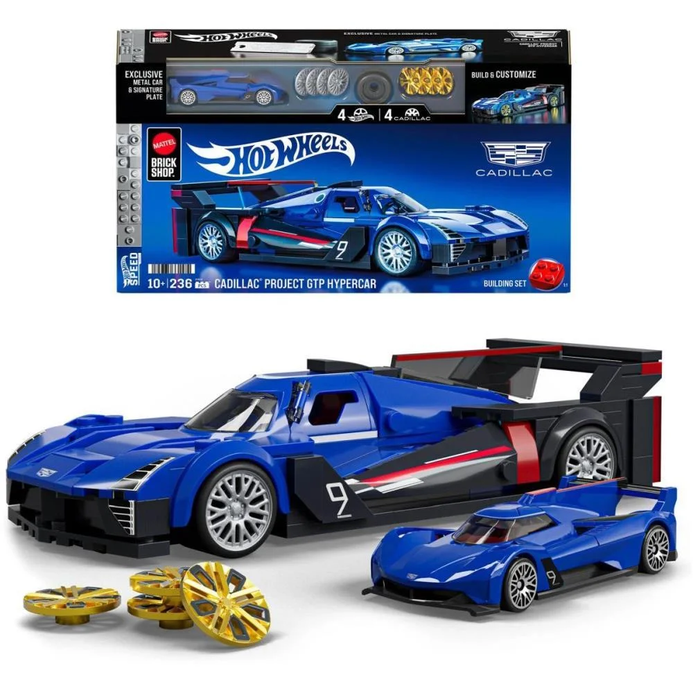 Hot Wheels Brick Shop Cadillac Project Gtp 1:32 236P Mattel (Unidade) - imagem 3