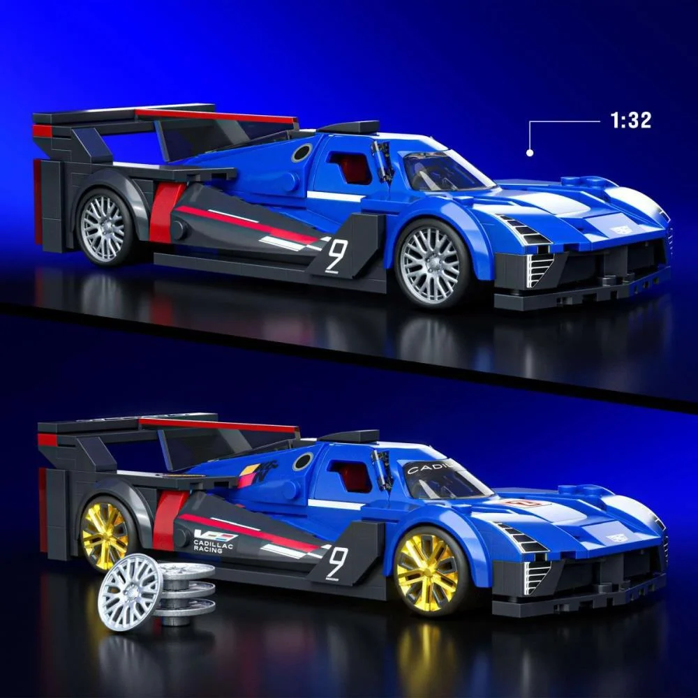 Hot Wheels Brick Shop Cadillac Project Gtp 1:32 236P Mattel (Unidade) - imagem 7
