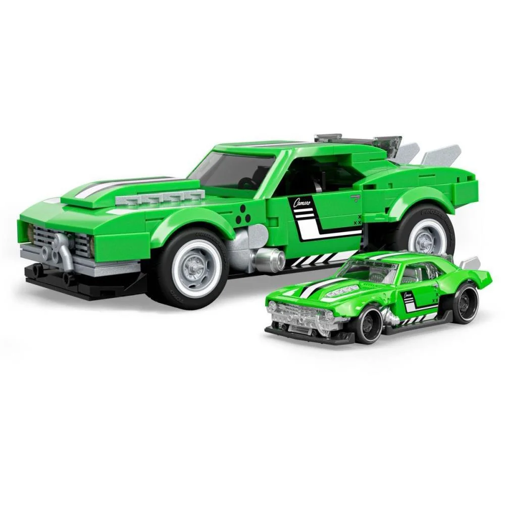 Hot Wheels Brick Shop Camaro 68 1:32 289Pcs Mattel (Unidade) - imagem 4