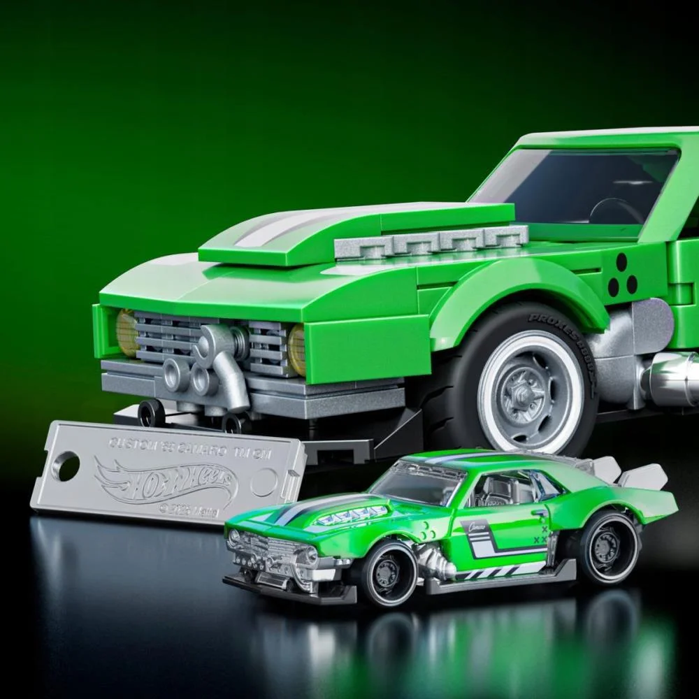 Hot Wheels Brick Shop Camaro 68 1:32 289Pcs Mattel (Unidade) - imagem 6