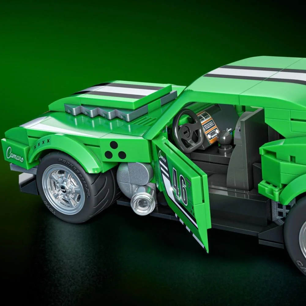 Hot Wheels Brick Shop Camaro 68 1:32 289Pcs Mattel (Unidade) - imagem 8