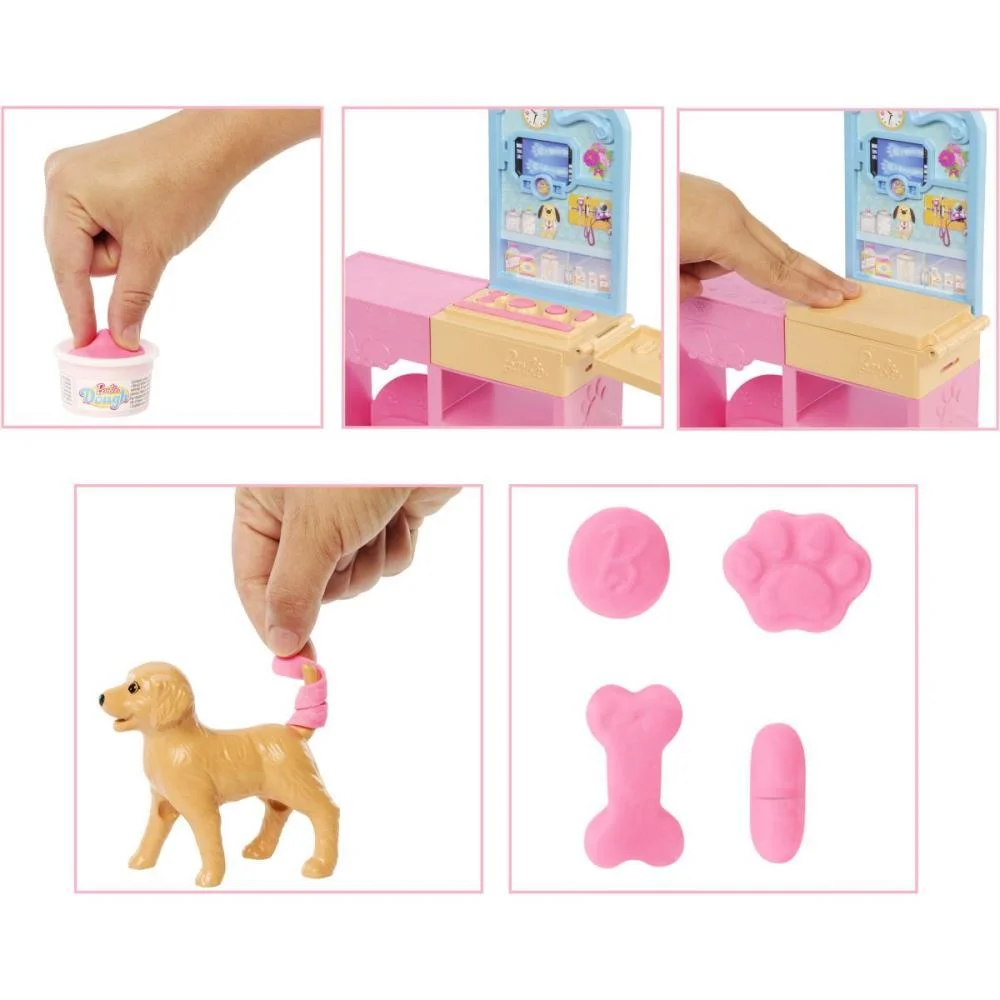 Barbie Profissoes Cj Clinica Veterinaria C/Bonec Mattel - imagem 5