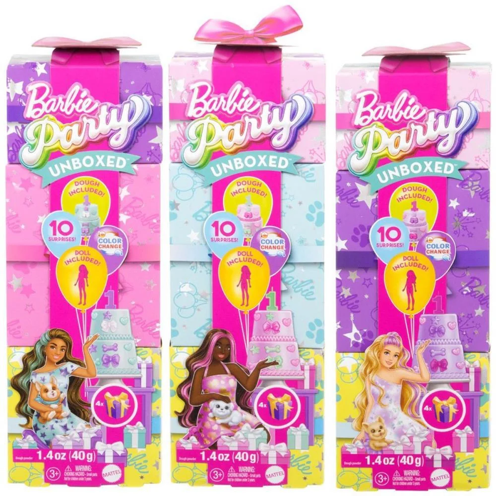 Barbie Reveal Party Unboxed Festa Dos Anim(S Mattel (Unidade) - imagem 25